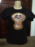 Camiseta Caveira Luz