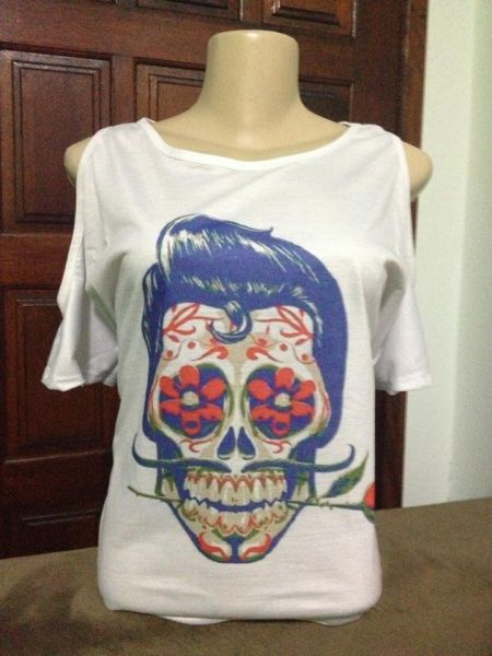 Blusa Feminina Caveira Mexicana
